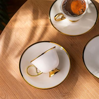 Emsan Ems Rozzental 80Ml 6Lı Kahve Fincan Takımı