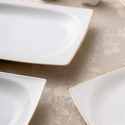 Emsan Yeni Karmen Gold Yemek Takımı 60 Parça Kare