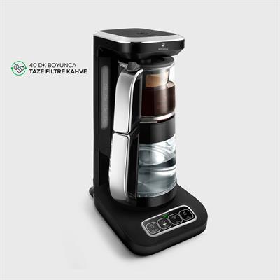 Karaca Çaysever Robotea Pro 4 In 1 Cama Cam Black Chrome