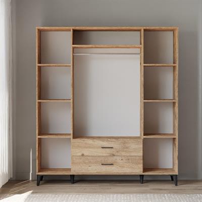 Levent Vera 4 Kapılı Dolap Beyaz / Beyaz