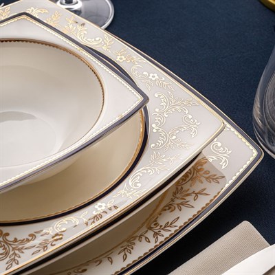 Emsan Ems Fıne Bone Bade Cobalt 60 Prç Kare Ymt