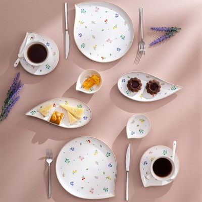 Emsan Daısy Porselen 32 Prç 6 Kişilik Kahvaltı Takımı