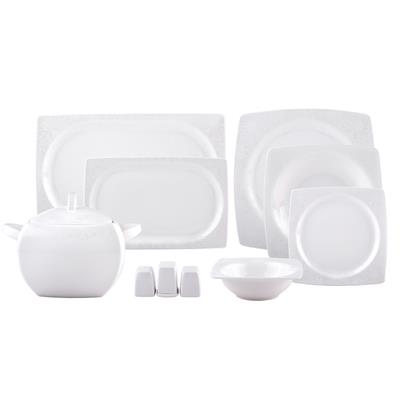 Emsan Fıne Bone Yenı Meyra 61 Prc Yemek Takımı Kare