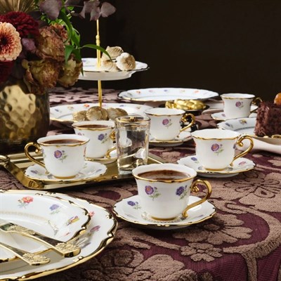 Karaca Royal Bone Dıana 6 Ki, Beyaz Gold