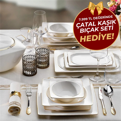 Schafer 1s2407-01001-gld01 Glamor Pure  60 Prç Yemek Takım Gold