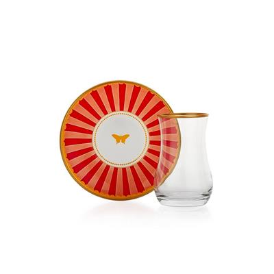 Schafer 1s5744-18001-aso01 Pırıl 6 Lı Cam Çay Seti 12 Parça Asorti