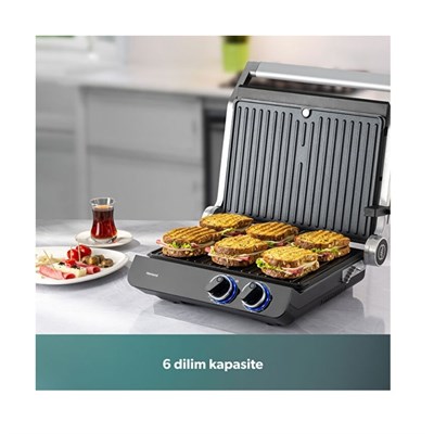 Homend Grillant 1342H XL Tost Makinesi İnox