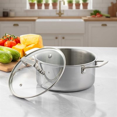 Emsan Pro Tri Ply 24 Cm Derın Tencer Çelik