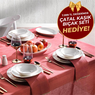 Schafer 1s1226-01001-alt01 Dina Altın 56 Prç Yemek Takımı