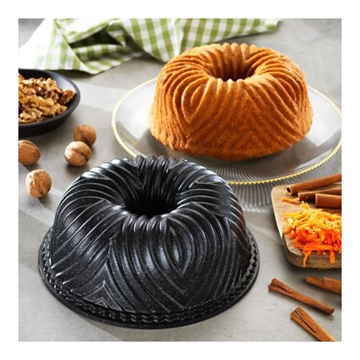 Schafer Cakehaus Döküm Kek Kalıbı 1 Parça-Siyah