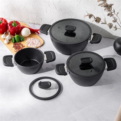 Emsan Dıamente 6 Parça Midi Tencere Seti