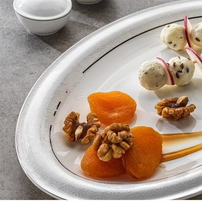 Schafer Superfine Bone Delicea Yemek Takımı 56 Parça-Platin