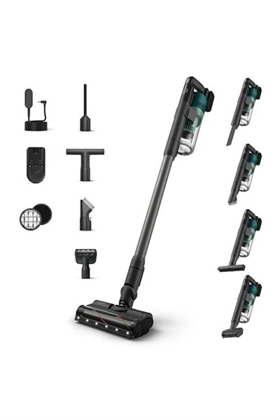 Philips XC6456/10 Kuru Şarjlı Dikey Süpürge (Hda150/61 Kahve Makinesi Hediyeli )