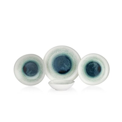 Schafer Lunar Yemek Takımı 24 Parça-Su Yeşili