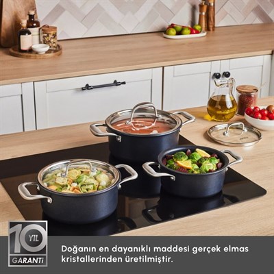 Karaca Bıo Dıamond Pro 6 Prc Mıdı Tencere Seti