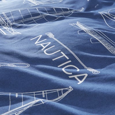 Karaca Nau Marıne Lıfe Çift Kişilik Rnf %100 Pamuk Nevresim Tk