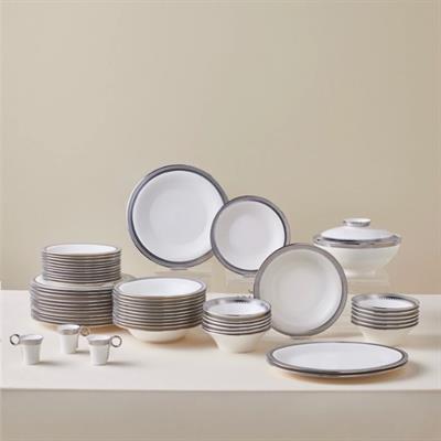 Karaca Royal Bone Kate 55 Prç Ym, Platın