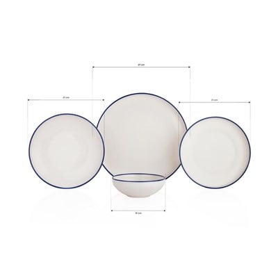 Schafer 1s3207-01001-lac01 Iconic Yemek Takımı 24 Parça Lacivert01