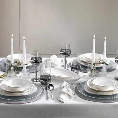 Schafer 1s1226-01001-plt01 Dina Platin 56 Prç Yemek Takımı