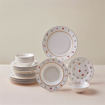 Karaca Floret  24 Parça 6 Kişilik  Multıcolor