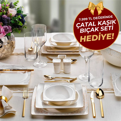 Schafer 1s2407-01001-byz03 Glamor Poınt Yemek Takımı 60 Prç Beyaz