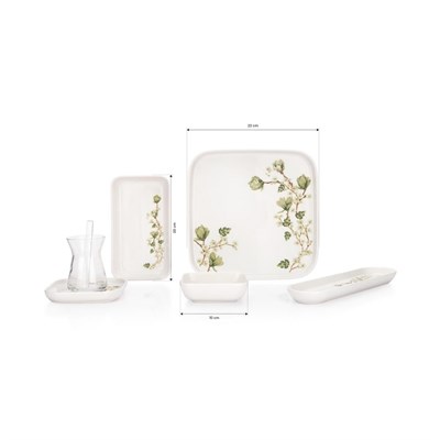 Schafer Luca Kahvaltı Takımı 32 Parça-Yeşil