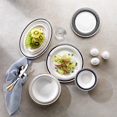 Schafer Superfine Bone Delicea Yemek Takımı 56 Parça-Gold