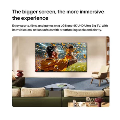 Lg 75NU8E0B3LA Nano 75 İnç 190 Ekran 4K Webos Tv
