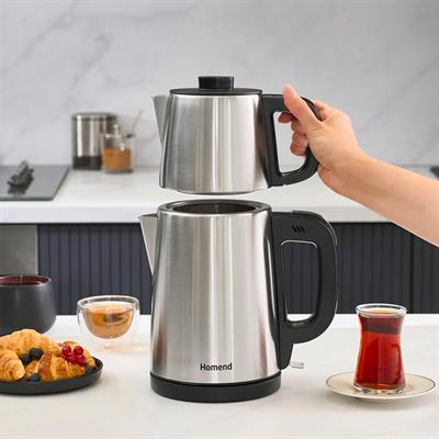 Homend Royaltea 1728H Inox Çay Makinesi