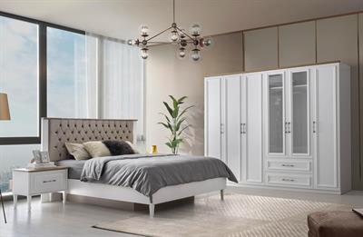 Vize Alsara 6 Kapılı  Yatak Odası Takımı Bazalı