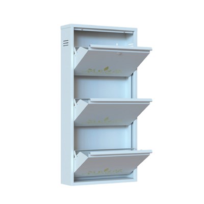 Neco Ab-14 -  4Lü Ayakabı Dolabı 50*15*136 Beyaz