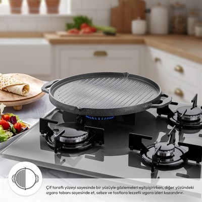 Emsan Stone Çift Taraflı Gözleme Tavası