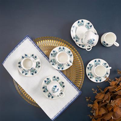 Karaca Bursa 90 Ml 6 Kişilik Kf, Mavi