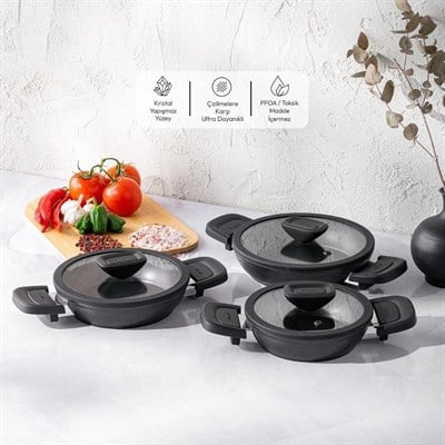 Emsan Dıamente 6 Parça Sahan Tencere Seti