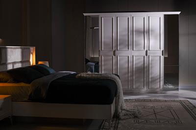 Vize Viyana 6 Kapaklı Yatak Odası Takımı Bazalı