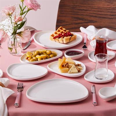 Karaca Mıranda Whıte 26 Prç Kahva, Beyaz