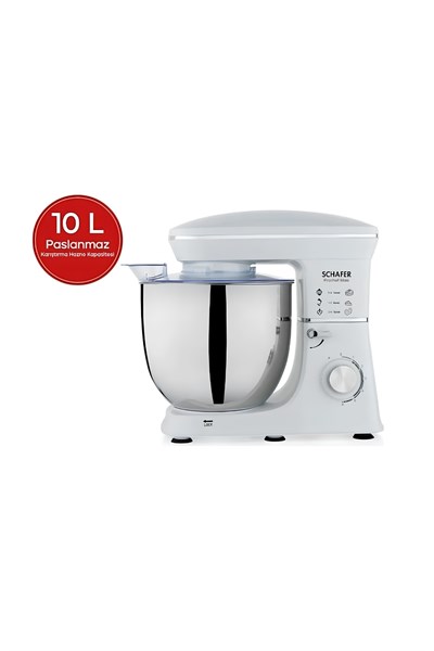 Schafer Prochef Maxi Stand Mikser 10 Lt Beyaz