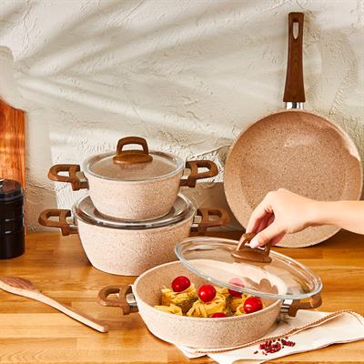 Emsan Royal Natural 7 Parça Tenc Seti