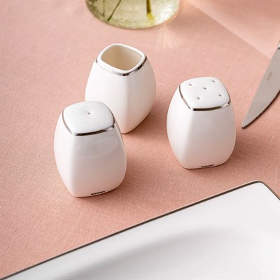 Emsan Yeni Karmen Platın Yemek Takımı 60 Parça Kare