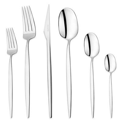 Schafer Hamburg 72 Parça Çatal Kaşık Bıçak Takımı-Gümüş30