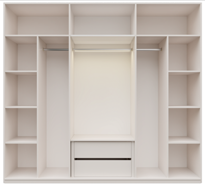 Marcastil Nefes 6 Kapılı Dolap MDF