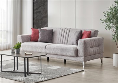 Pek İyi Notte Maxi Takım 3+3+1+1 Bahama Gri+ Antrasit