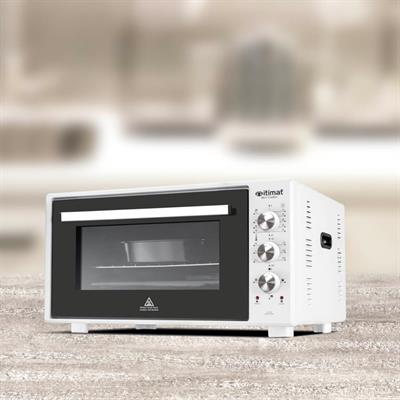 İtimat 8020 50lt Çift Cam Turbo Fanlı Beyaz Mini Fırın