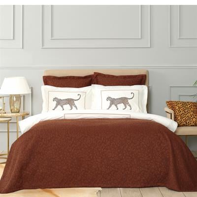 Karaca Wıld Kahve Çift Kişilik Yatak Örtüsü