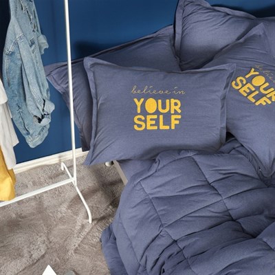 Karaca Motto Indıgo Tek Kişilik Cotton Comfort