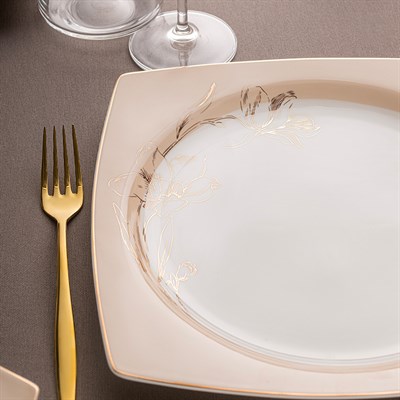 Emsan Fıne Bone Ems Zambak 60 Prç Kare Y.T.