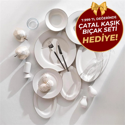 Schafer 1s4647-01001-plt02 Mila Platin02 56 Prç Yemek Takımı