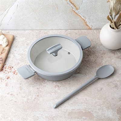 Emsan Swıss Rs 30 Cm Karnıyarık Tencere Gri