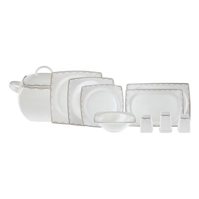 Emsan Fıne Bone Yenı Lotus Platın 61 Prc Yemek Takımı