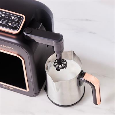 Karaca Hatır Plus Barista Steel 6 In 1 Konuşan Cezve Kahve Makinesi  Black Copper